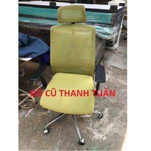 Ghế Xoay Văn Phòng Lưng Lưới Chân Inox Cũ Giá Rẻ - GVPC326