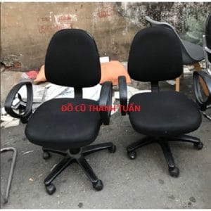 Thanh Lý Ghế Xoay Văn Phòng Chân Gỗ Cũ Giá Rẻ