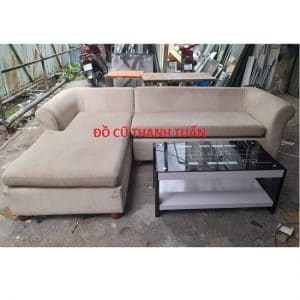 Thanh Lý Bộ Sofa Cũ Kèm Bàn Bàn Giá rẻ - BSFC112