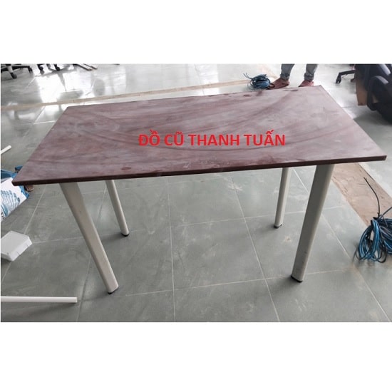 3-25 Bàn Làm Việc Chân Sắt 60Cm X 1M1 Mới 90% - BLVC320_60*1m1