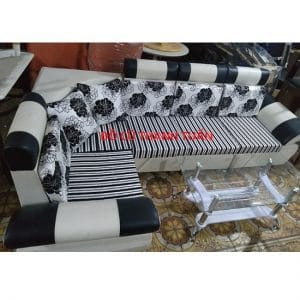 Thanh Lý Bộ Sofa Cũ Nệm Mới Kèm Bàn Kính Giá Rẻ