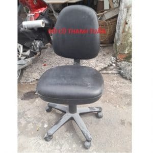 Ghế Xoay Văn Phòng Không Tay Cũ Bọc Simili Giá Rẻ - GVPC343