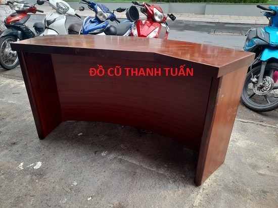 6-6 Thanh Lý Bàn Làm Việc Giám Đốc Không Hộc Cũ 50Cm*1M45 - BGDC29