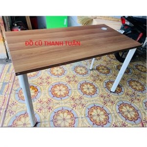 Bàn Làm Việc Chân Sắt Cũ 1M2 X 60Cm