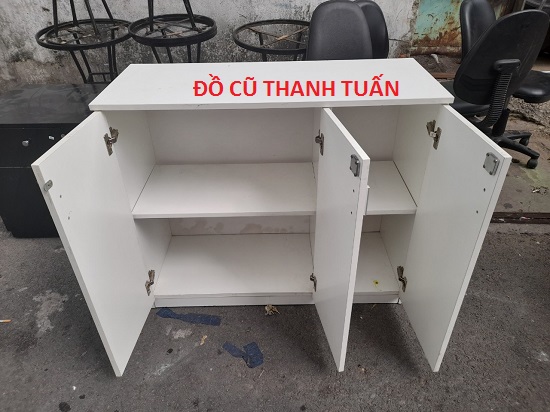 3-5 Thanh Lý Tủ Hồ Sơ Thấp 3 Cánh Cũ 1M*85 Sâu 40Cm - THSC02
