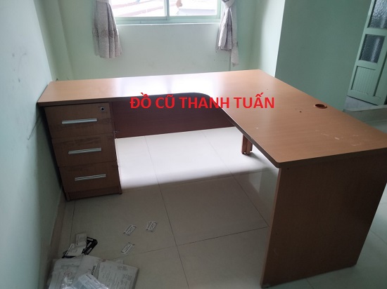 3-6 Thanh Lý Bàn Làm Việc Góc Cũ 1M4 X 1M6 - BLVC01
