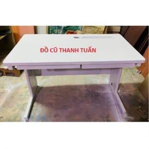 Thanh Lý Bàn Làm Việc Chân Sắt 2 Ngăn 1M4 x 70Cm