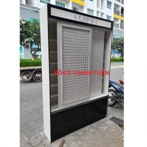 Thanh Lý Tủ Gỗ Trưng Bày Cũ 1M6*2M4 Sâu 35Cm - TTBC17