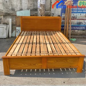 Giường Ngủ 1m6 Gỗ Cũ Thanh Lý