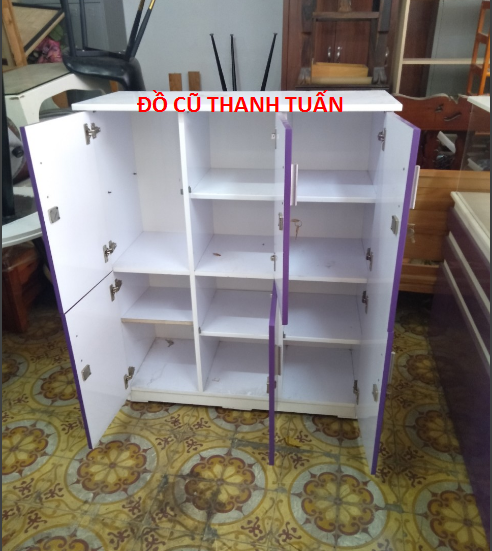 tu-quan-ao Thanh Lý Tủ Đựng Đồ 6 Cánh 1mx1m2x40cm -THSC37