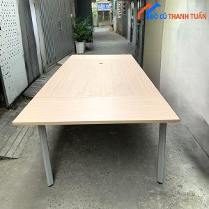 Thanh Lý Bàn Họp Chân Sắt 3mx1m2 Giá Rẻ