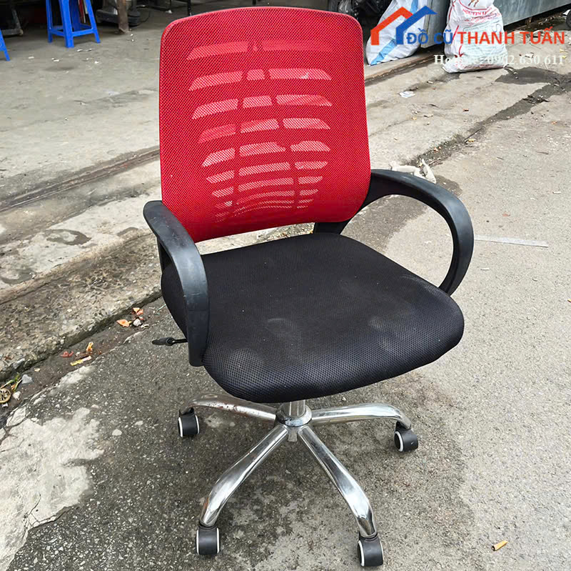 400-1 Ghế Xoay Văn Phòng Cũ Lưng Lưới Thoáng Mát (Nhiều Mẫu)