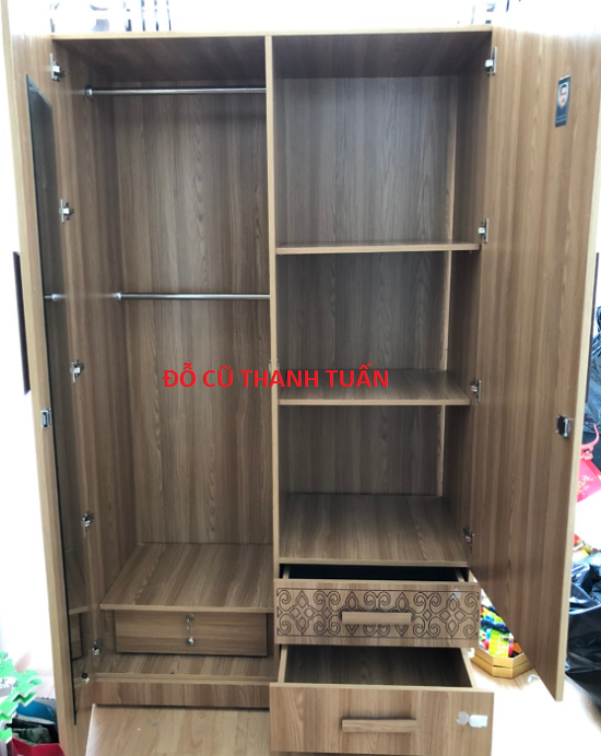 AADD2 Tủ Gỗ Cũ Thiết Kế Đẹp Hoạ Tiết Sang Trọng -  TQAC75