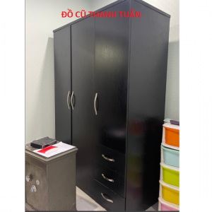 Bán Nhanh Tủ Áo 3 Cánh Đen Cao Cấp - TQAC73