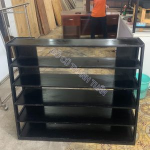 Thanh Lý Giá Rẻ Kệ Giày Dép Gỗ Cũ Đẹp 90%