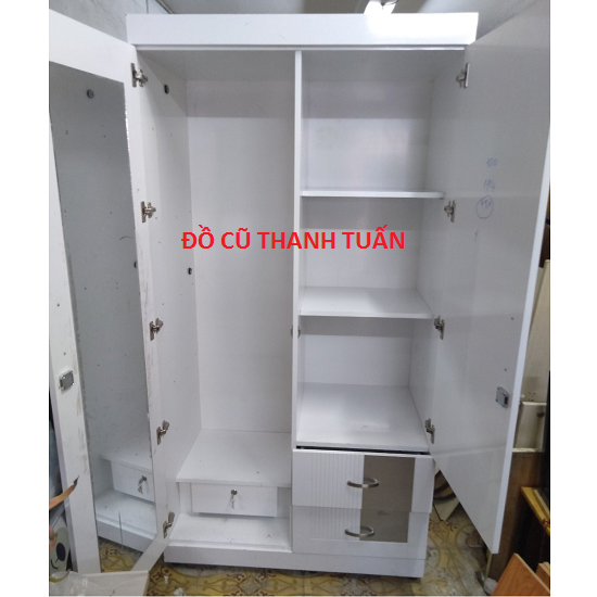 TU-QUAN-AO Thanh Lý Tủ Quần Áo 1mx1m94, Màu Đẹp - TQAC85