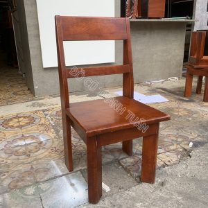 Thanh Lý Ghế Cafe Gỗ Cũ Có Tựa Lưng