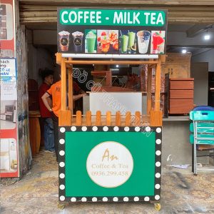 Thanh Lý Quầy Xe Cafe Gỗ Cũ Giá Rẻ