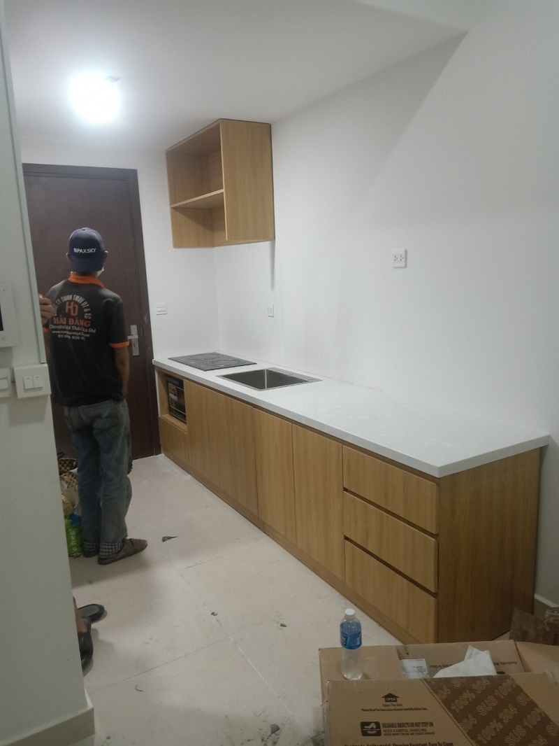 tủ-bếp Những sản phẩm nội thất gia đình bàn giao tại nhà khách