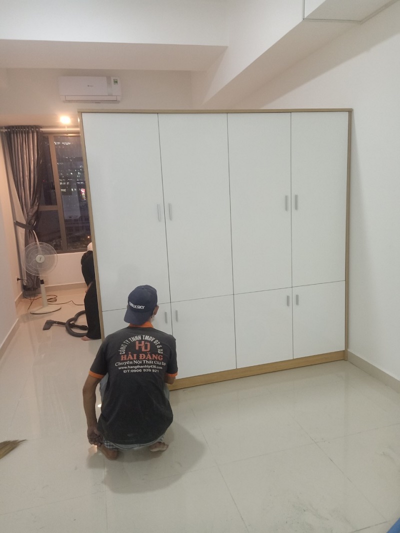 tủ-áo Những sản phẩm nội thất gia đình bàn giao tại nhà khách