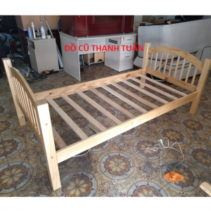 Thanh Lý Giường Cũ 1M Gỗ Tốt, Cứng Cáp, Giá Rẻ - GC143