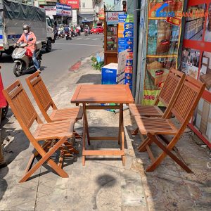 Thanh Lý Bộ Bàn Ghế Xếp Cafe Cũ Giá Rẻ