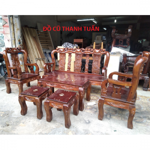 Thanh Lý Bộ Salon Cũ Cẩn Xà Cừ Sang Trọng - BSLC10