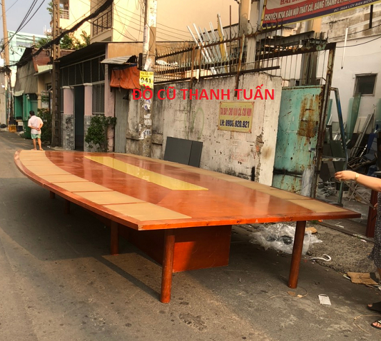 32323232-1 Thanh Lý Bàn Họp Cũ Kích Thước Lớn 2m8×5m8 - BHC140