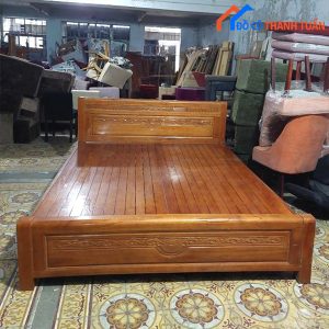 Thanh Lý Giường Gỗ Xoan Đào 1M6 Giá Rẻ Đẹp