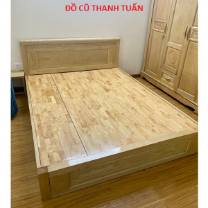 Giường Cũ Bằng Gỗ Sồi, Vạt Phản - GC178