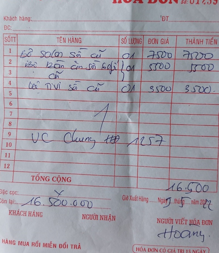 15-2 Giao hàng tủ áo, tủ hồ sơ, giường ngủ