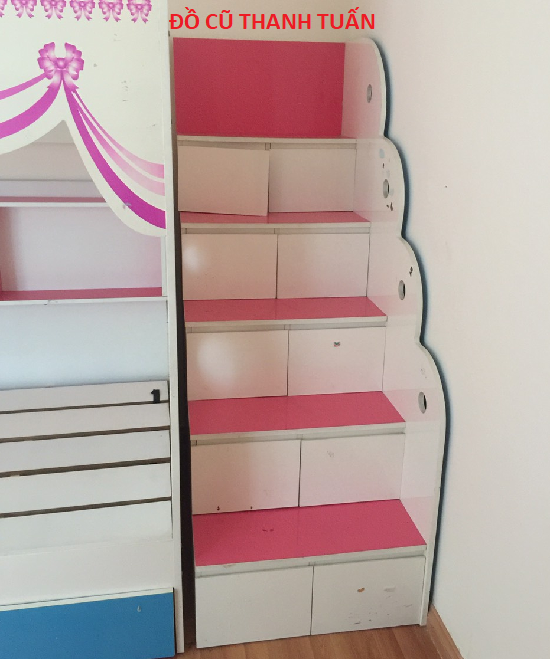 32213213321 Giường tầng kiểu công chúa cũ giá rẻ - GC182