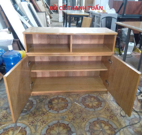 6502-1 Tủ hồ sơ 2 cánh liền kệ cũ giá rẻ - THSC208