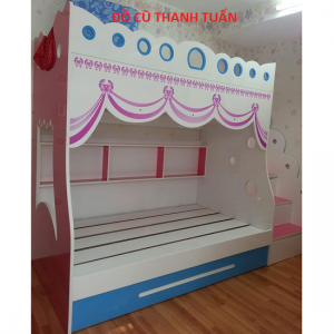 Giường tầng kiểu công chúa cũ giá rẻ - GC182