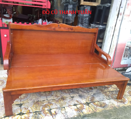 QUẦY-LỄ-TÂN-8 Thanh Lý Trường Kỷ Gỗ Xoan Đào Cũ Giá Rẻ - GC191