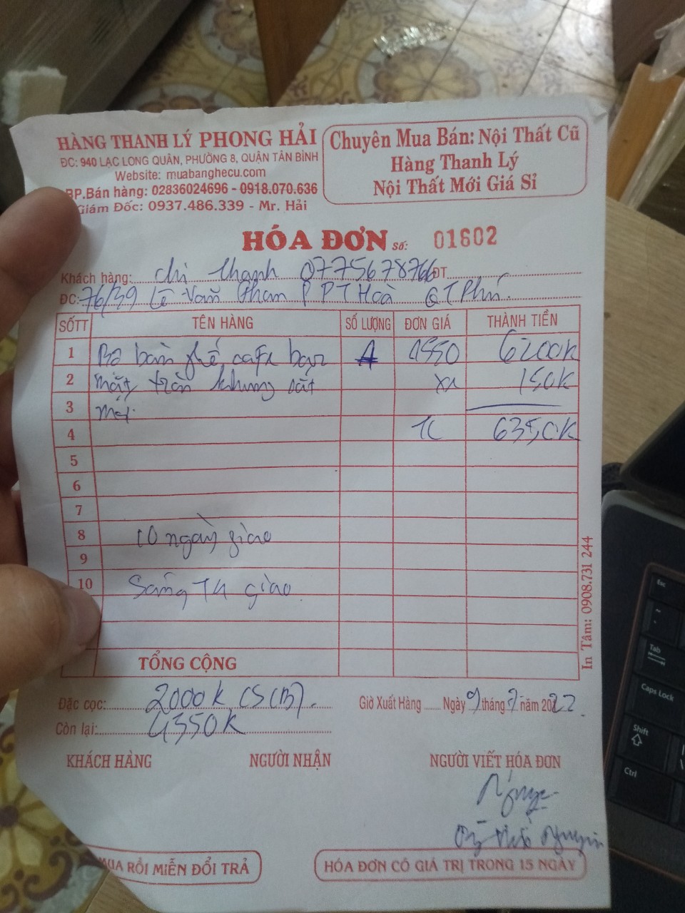 1-1 Hơn 20 hình ảnh xuất kho giao hàng cho khách