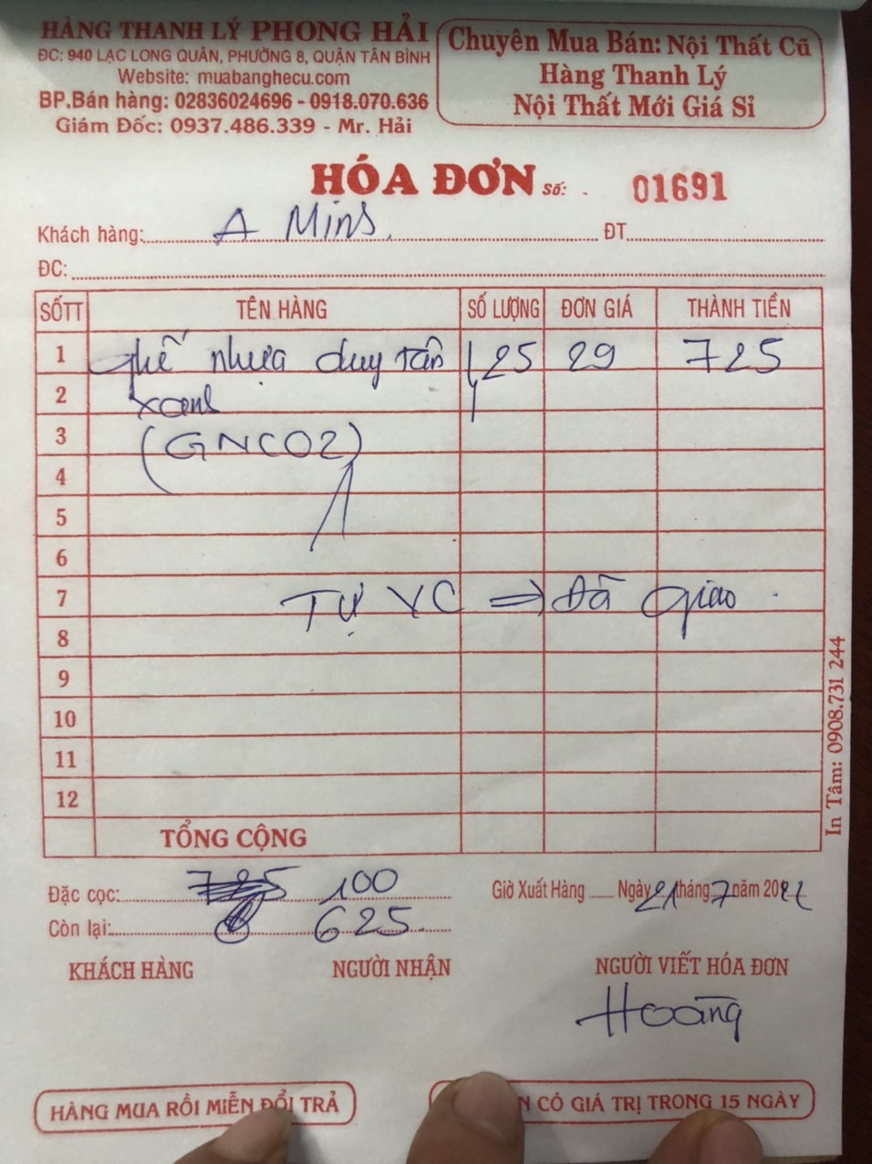 9-1 Hơn 20 hình ảnh xuất kho giao hàng cho khách