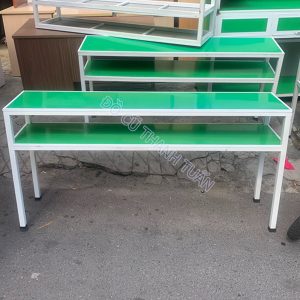 Bàn Khung Sắt 1m5 Có Hộc Cũ