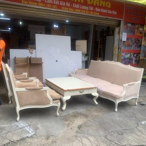 Bộ Sofa Tân Cổ Điển Cũ Đẹp Giá Rẻ