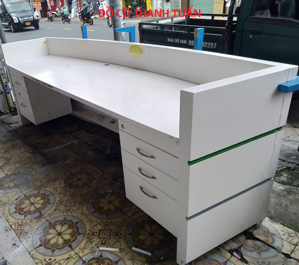 BÀN-QUẦY-CŨ Thanh Lý Quầy Cong Cũ Giá Rẻ - QC164