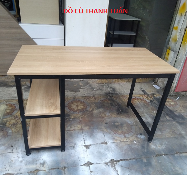BÀN-LÀM-VIỆC-CŨ Bàn Làm Việc Ngăn Kệ 1m2x60cm Cũ