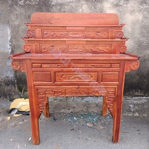 Bàn Thờ Gia Tiên Gỗ 3 Tầng Bền Đẹp