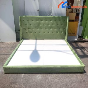 Thanh Lý Giường Ngủ 1m8 Bọc Nệm Cũ Giá Rẻ