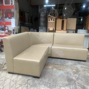 Bộ Sofa Góc L Nệm Bọc Simili Cũ