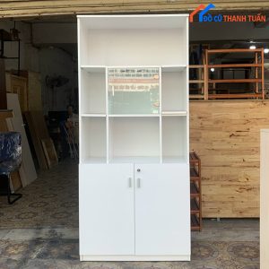Kệ Gỗ Trắng Cao Cấp Cũ Giá Rẻ