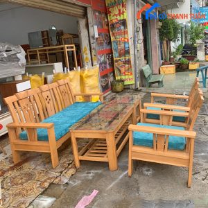 Thanh lý bộ salon gỗ cũ cao cấp giá rẻ