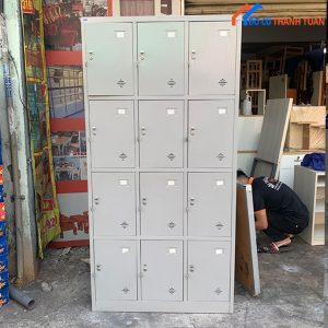 Thanh Lý Tủ Locker Sắt 12 Ngăn Cũ Giá Rẻ