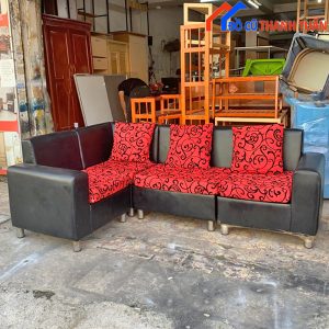 Thanh Lý Sofa Góc L Bọc Da Cũ Cao Cấp