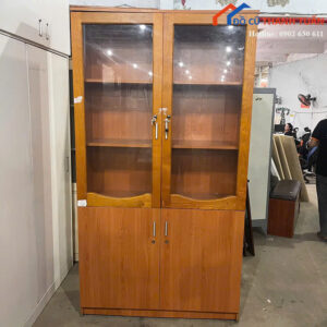 Tủ Hồ Sơ Cũ 1M2x2M2 Thiết Kế 2 Cánh Kính