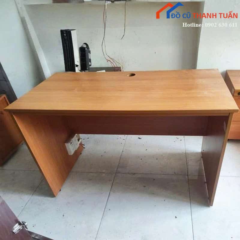 ban-lam-viec-1m2x60x75 Bàn Làm Việc Cũ 1M2x60CM Không Hộc Tối Giản